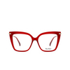 Max Mara MM5144 Eyeglasses 066 shiny dark red - product thumbnail 1/3