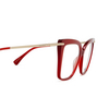 Occhiali da vista Max Mara MM5144 066 shiny dark red - anteprima prodotto 3/3