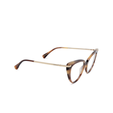 Max Mara MM5145 Eyeglasses 047 light brown / havana - three-quarters view