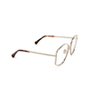 Occhiali da vista Max Mara MM5146 032 shiny pale gold - anteprima prodotto 2/3