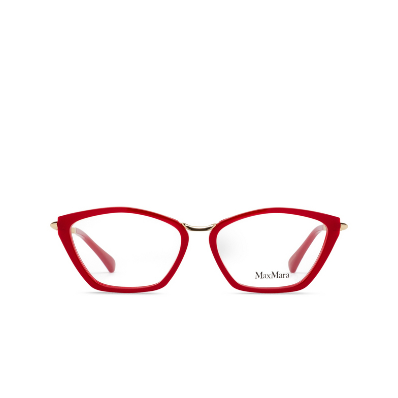 Max Mara MM5152 Eyeglasses 066 shiny light red / shiny pale gold - 1/3