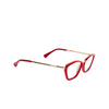 Occhiali da vista Max Mara MM5152 066 shiny light red / shiny pale gold - anteprima prodotto 2/3