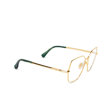 Gafas graduadas Max Mara MM5154 030 shiny deep gold - Vista tres cuartos