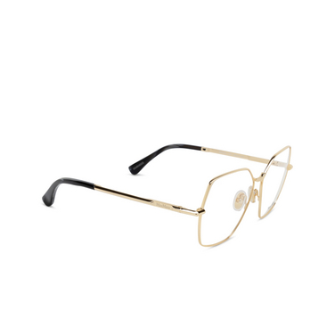 Max Mara MM5154 Korrektionsbrillen 032 shiny pale gold - Dreiviertelansicht
