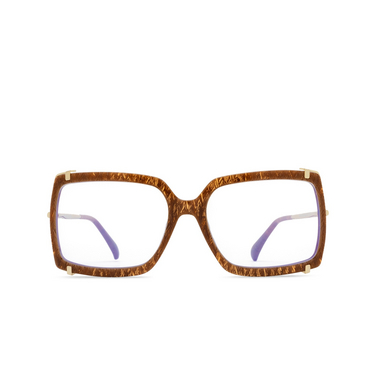 Max Mara MM5155-B Eyeglasses 056 havana / texture - front view