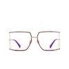 Lunettes de vue Max Mara MM5156-B 071 shiny bordeaux / shiny pale gold - Vignette du produit 1/3