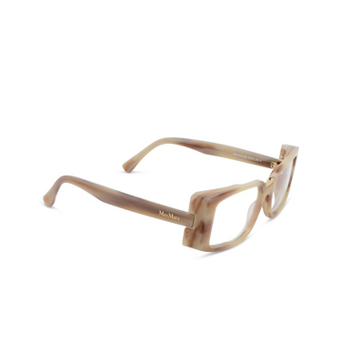 Gafas graduadas Max Mara MM5157-B 060 beige horn - Vista tres cuartos