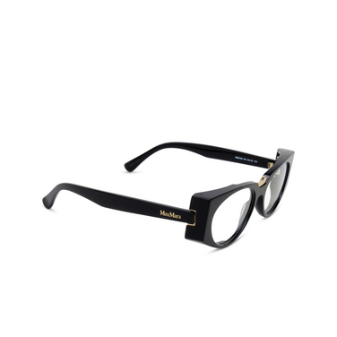 Max Mara MM5158 Eyeglasses 001 shiny black - three-quarters view