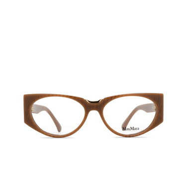 Max Mara MM5158 Eyeglasses 056 havana / texture - front view