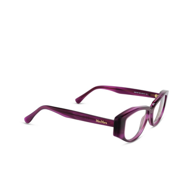 Max Mara MM5159 Eyeglasses 083 violet / striped - three-quarters view