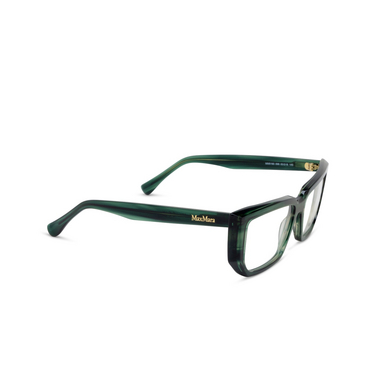 Max Mara MM5160 Korrektionsbrillen 098 dark green / striped - Dreiviertelansicht