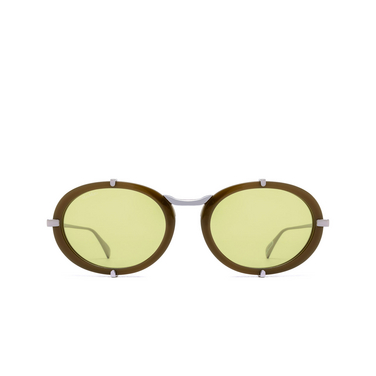 Lunettes de soleil Max Mara SELMA 96N shiny dark green - Vue de face