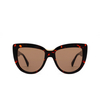 Lunettes de soleil Max Mara SPARK2 52E dark havana - Vignette du produit 1/3