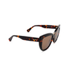 Lunettes de soleil Max Mara SPARK2 52E dark havana - Vignette du produit 2/3