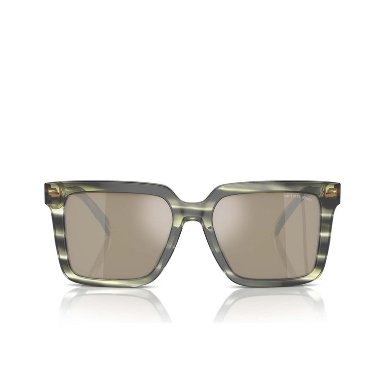 Gafas de sol Michael Kors ABRUZZO 39787I olive horn - 1/3