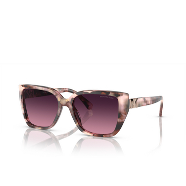 Michael Kors ACADIA Sunglasses 3946F4 pink pearlized tortoise - three-quarters view