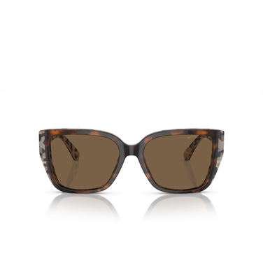 Michael Kors ACADIA Sunglasses 395173 bi layer dark / cream tortoise - front view