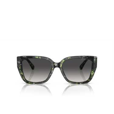 Michael Kors ACADIA Sunglasses 39538G amazon green tortoise - front view