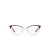 Michael Kors ADRIANNA IV Eyeglasses 1108 cordovan / rose gold - product thumbnail 1/3