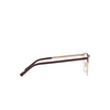 Gafas graduadas Michael Kors ADRIANNA IV 1108 cordovan / rose gold - Miniatura del producto 3/3