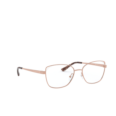 Lunettes de vue Michael Kors ANACAPRI 1108 rose gold - Vue trois quarts