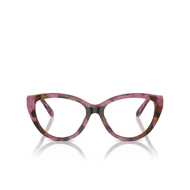 Michael Kors ANDALUCIA Eyeglasses 3998 plum graphic tortoise - front view