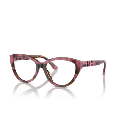 Michael Kors ANDALUCIA Eyeglasses 3998 plum graphic tortoise - three-quarters view
