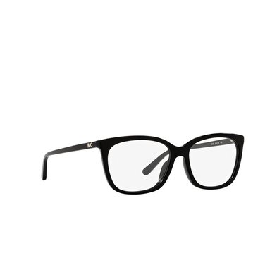 Lunettes de vue Michael Kors AUCKLAND 3005 black - Vue trois quarts