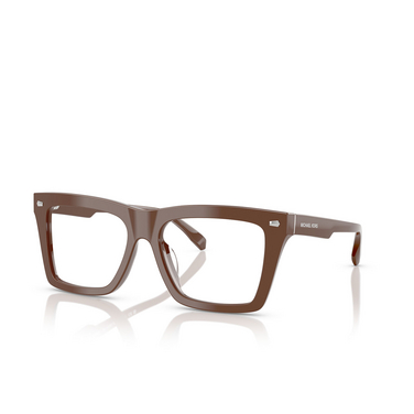 Michael Kors AUGUSTA Eyeglasses 4007 nutmeg solid - three-quarters view