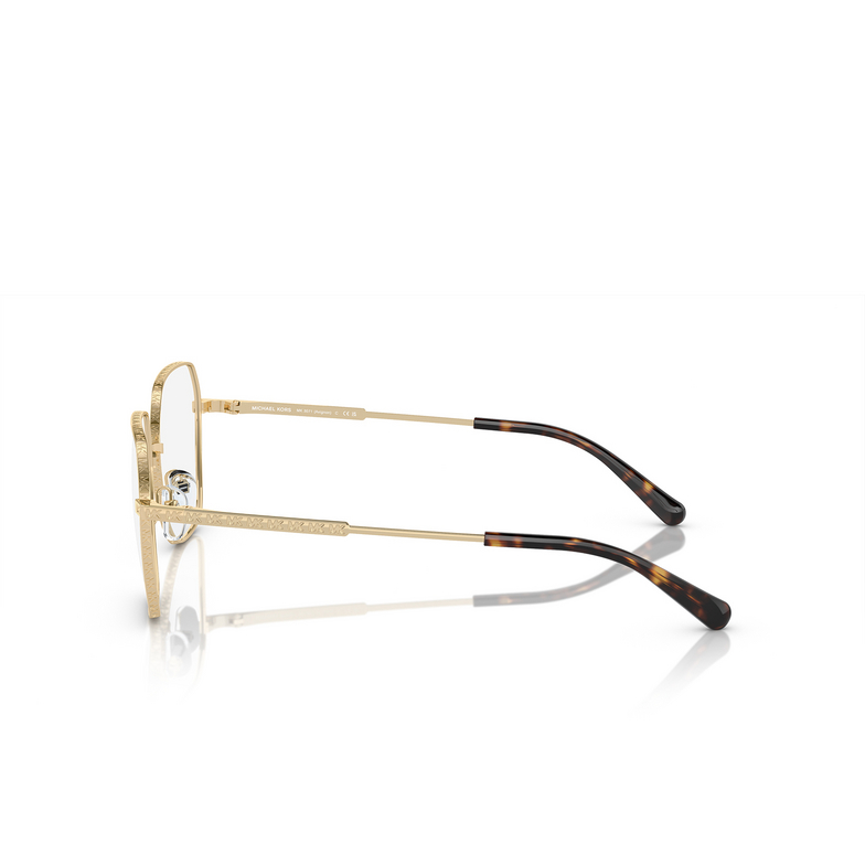 Lunettes de vue Michael Kors AVIGNON 1014 light gold - 3/3