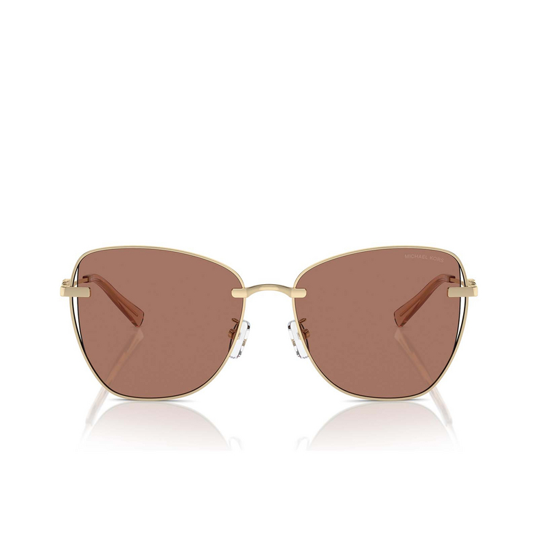 Gafas de sol Michael Kors BEIJING 101403 shiny light gold - 1/3