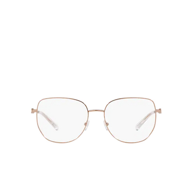 Lunettes de vue Michael Kors BELLEVILLE 1108 rose gold - Vue de face