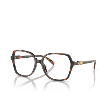Michael Kors BERNAL Eyeglasses 3006 dark tortoise - three-quarters view