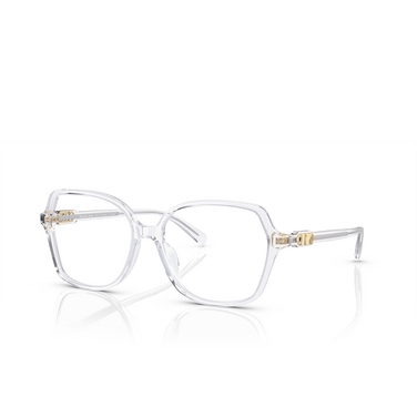 Michael Kors BERNAL Eyeglasses 3957 clear transparent - three-quarters view