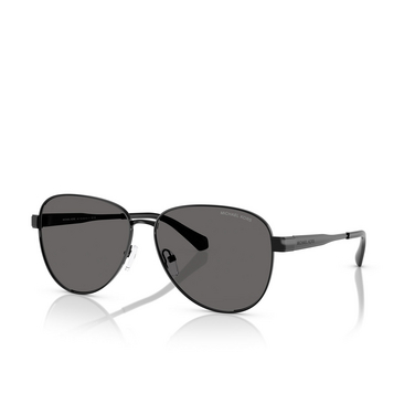 Michael Kors BIARRITZ Sunglasses 100587 black shiny - three-quarters view