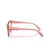 Occhiali da vista Michael Kors BIRMINGHAM 3970 rose transparent - anteprima prodotto 3/3