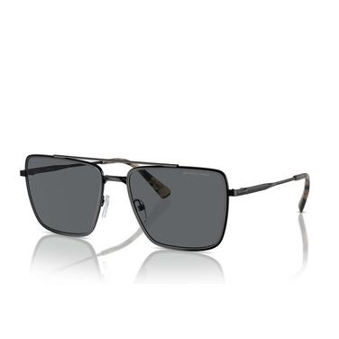 Michael Kors BLUE RIDGE Sunglasses 100587 shiny black - three-quarters view