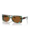 Lunettes de soleil Michael Kors BORDEAUX 400073 teal graphic tortoise - Vignette du produit 2/3