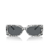 Michael Kors BORDEAUX Sunglasses 400287 optic white / black tortoise - product thumbnail 1/3