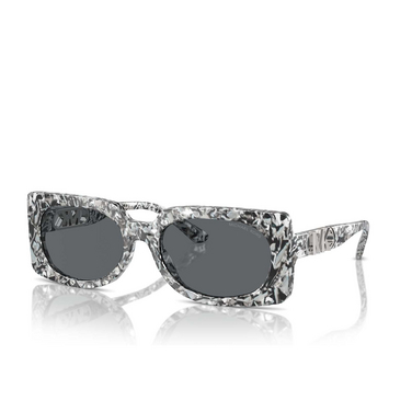 Michael Kors BORDEAUX Sunglasses 400287 optic white / black tortoise - three-quarters view