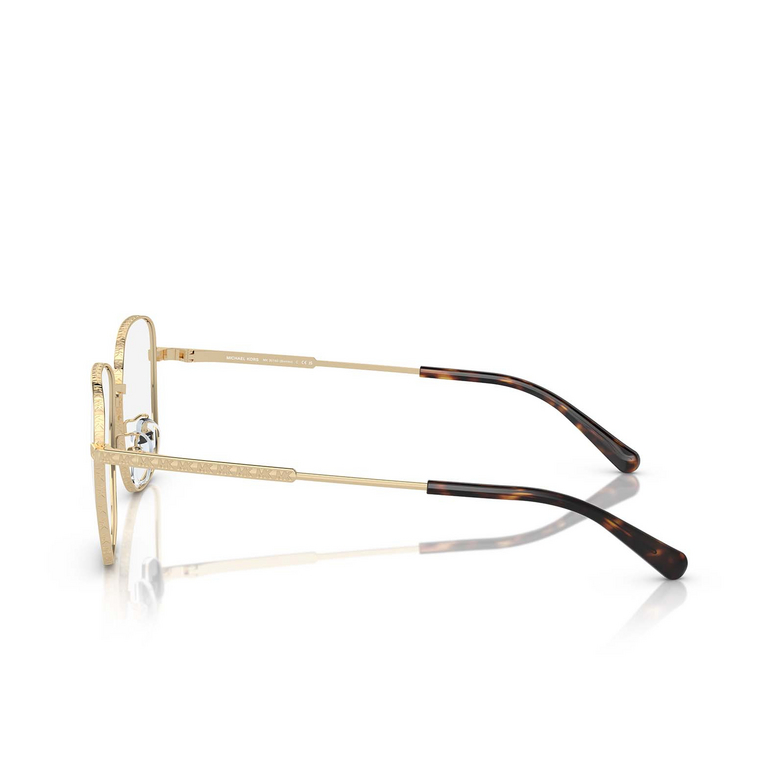 Lunettes de vue Michael Kors BORNEO 1014 light gold - 3/3