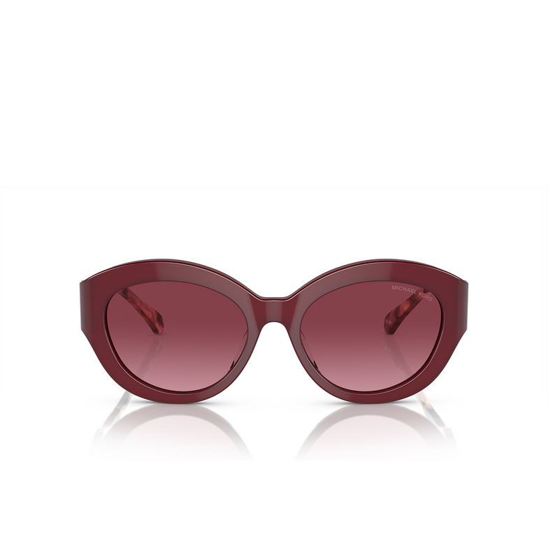 Occhiali da sole Michael Kors BRUSSELS 39498H dark red transparent - 1/3