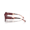 Gafas de sol Michael Kors BRUSSELS 39498H dark red transparent - Miniatura del producto 3/3