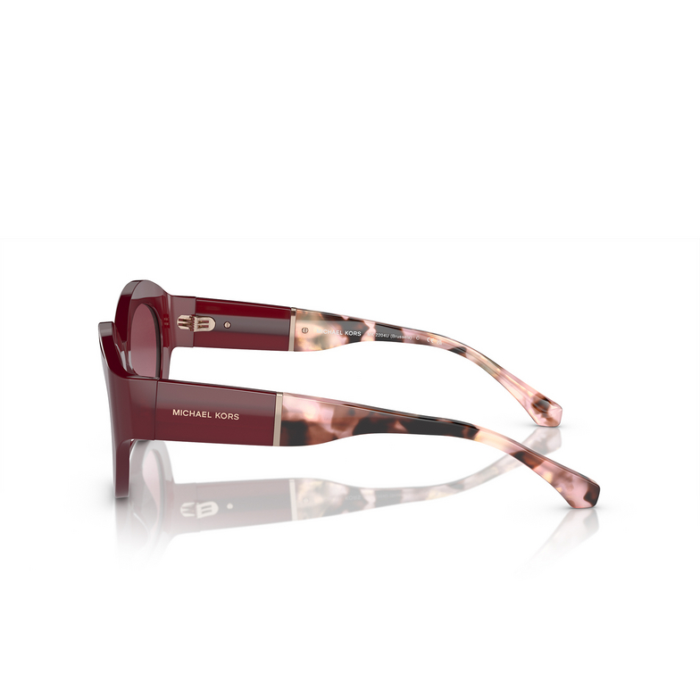 Gafas de sol Michael Kors BRUSSELS 39498H dark red transparent - 3/3