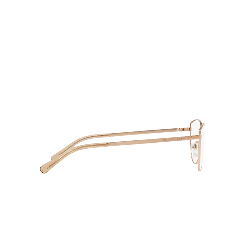 Lunettes de vue Michael Kors BUENA VISTA 1108 rose gold - 3/3