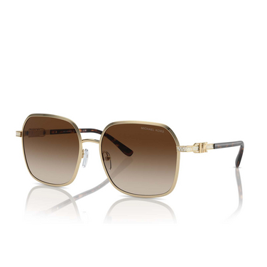 Michael Kors CADIZ Sunglasses 101413 shiny light gold - three-quarters view