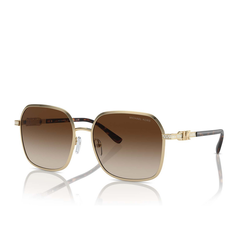 Michael Kors CADIZ Sunglasses 101413 shiny light gold - 2/3