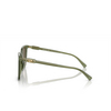 Gafas de sol Michael Kors CANBERRA 394413 green transparent - Miniatura del producto 3/3