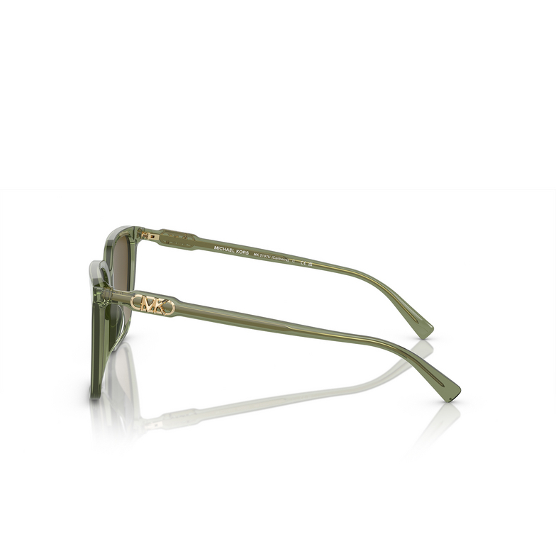 Gafas de sol Michael Kors CANBERRA 394413 green transparent - 3/3