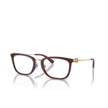 Michael Kors CAPTIVA Eyeglasses 3949 dark red - three-quarters view